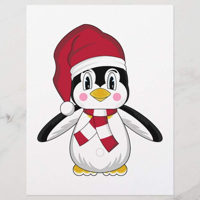 Cute jul Penguin Flyer (Framsidan)