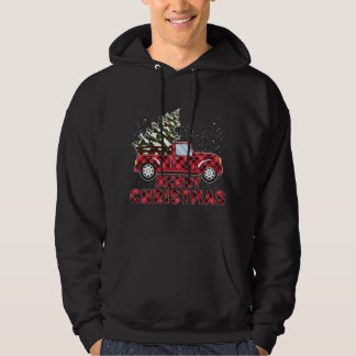 Cute Jul Play Buffalo Red Lastbil med Kristus Hoodie
