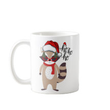 Cute jul Raccoon Gift Cute Helgdag Funny