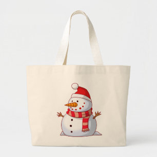 Cute jul Snögubbe Jumbo Tygkasse