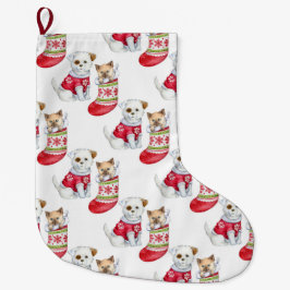 Cute-jul Stor Julstrumpa