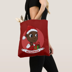 Cute jul-tecknaden i baby Tote Bag Tygkasse