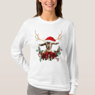 Cute Jul Toggenburg Reindeer Goat T Shirt