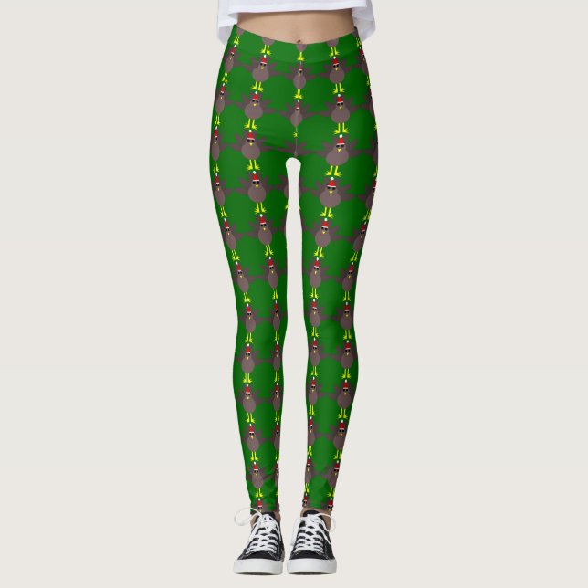 Cute jul Turkiet Leggings (Framsida)