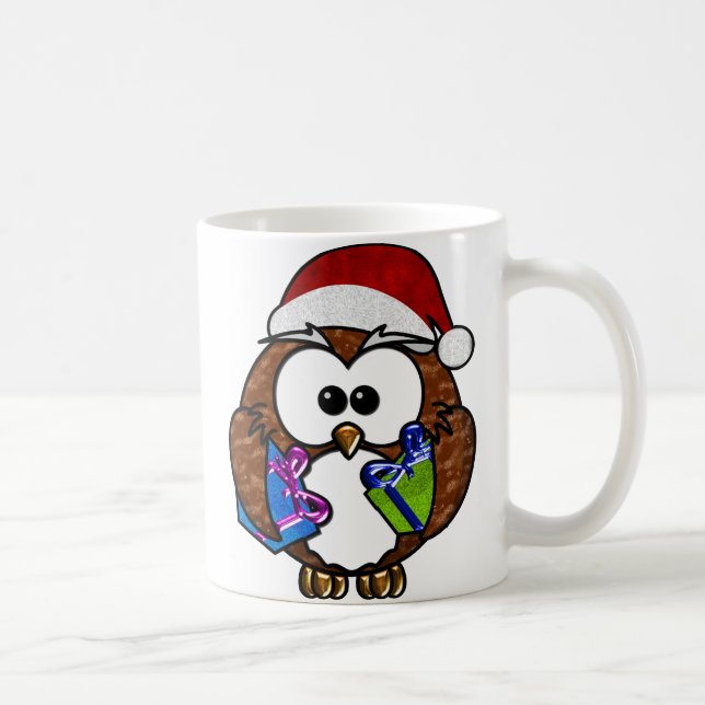 Cute jul Uggla Kaffemugg (Höger)