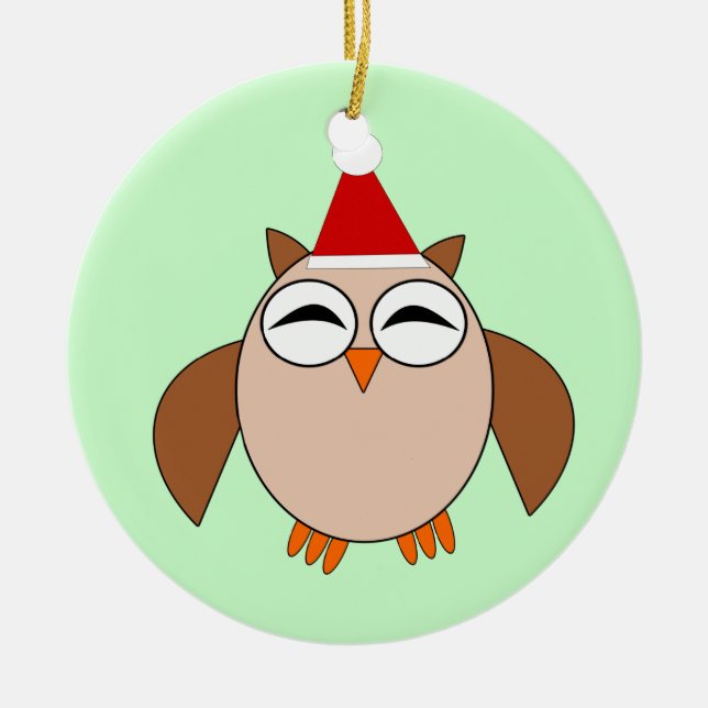 Cute jul Uggla Ornament (Framsidan)