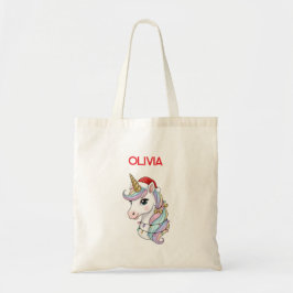 Cute jul Unicorn Tote Bag Tygkasse