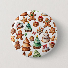 Cute Jul Winter Gingertea Illustration Knapp