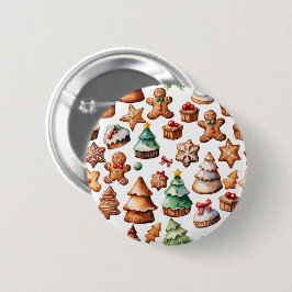 Cute Jul Winter Gingertea Illustration Knapp
