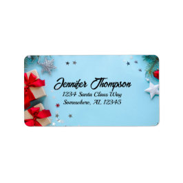 Cute-juladressetikett Adressetikett