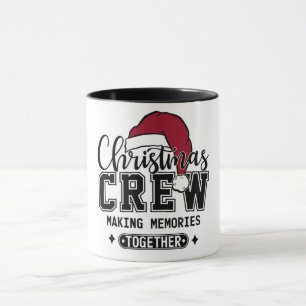 Cute-julbesättningen Skapar minnen Mugg