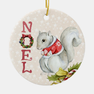Cute Julekorre Julgransprydnad Keramik