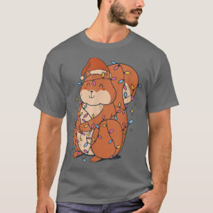 Cute Julekorren Ljus Firande Party N T Shirt