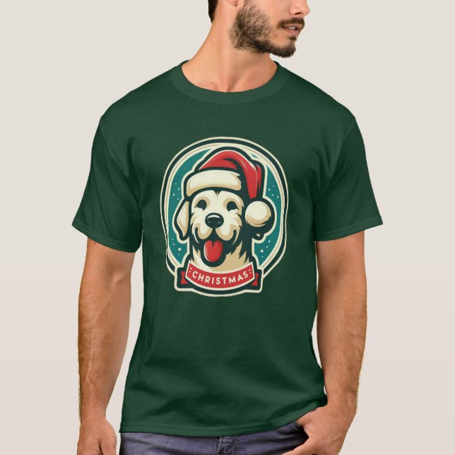 Cute-julens Hund T-shirt (Framsida)