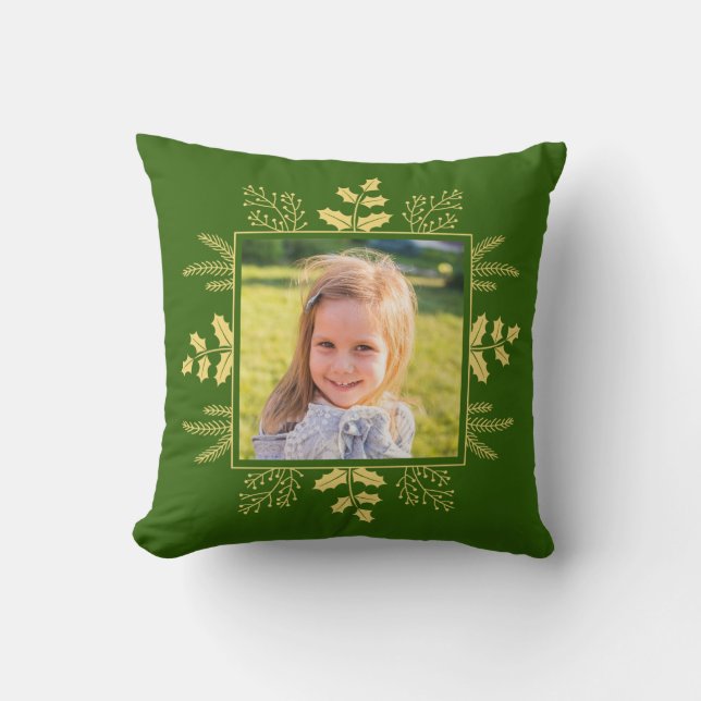 Cute julfoto kudde (Framsida)