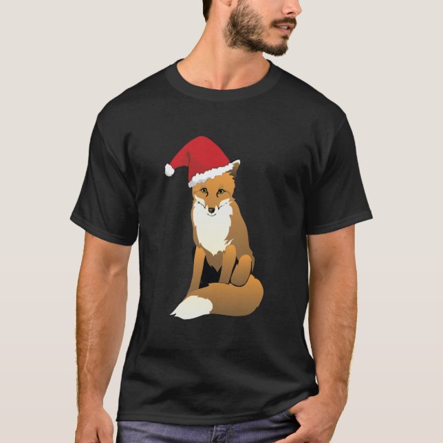 Cute Julfox T Shirt (Framsida)