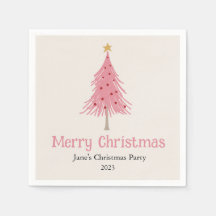 Cute Julgran  Rosa Party