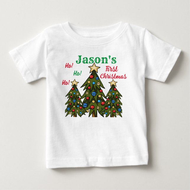 Cute Julgran T Shirt (Framsida)
