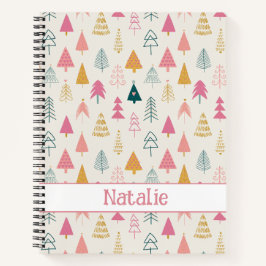 Cute Julgranar  Rosa Mönster Namn