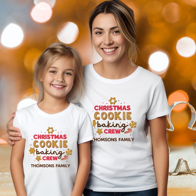 Cute-julkakor som gör att besättningsfamiljen matc t shirt (Skapare uppladdad)