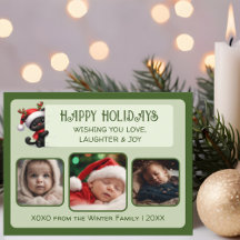 Cute-julklapp - Anpassadets fotovykort