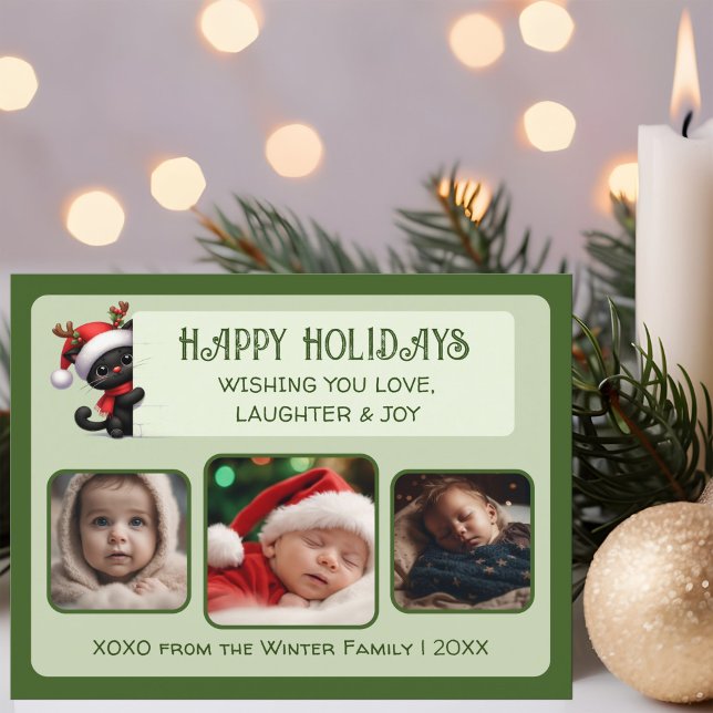 Cute-julklapp - Anpassadets fotovykort Vykort (Skapare uppladdad)
