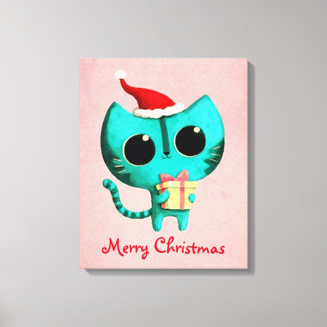 Cute-julklapp Canvastryck (Framsida)