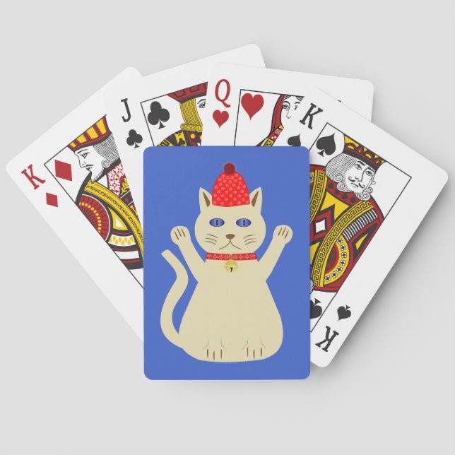 Cute-julklapp Casinokort (Baksidan)