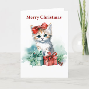 Cute-julklapp Helgkort
