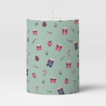 Cute Julklapp Ornaments Mönster
