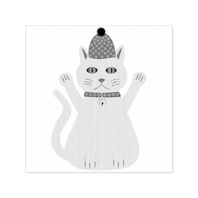 Cute-julklapp Självfärgande Stämpel (Design)