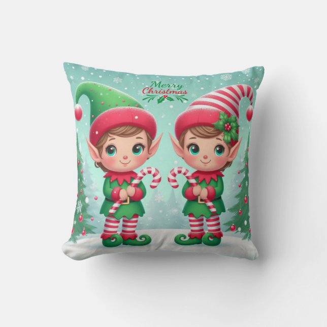 Cute-julklappar Kudde (Framsida)