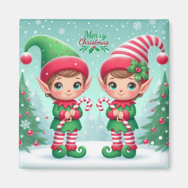Cute-julklappar Magnet (Framsidan)