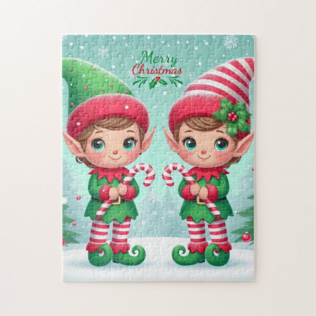 Cute-julklappar Pussel (Vertikal)