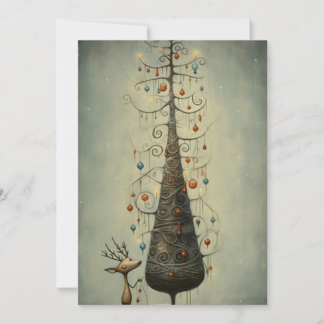 Cute-julkort - Rita julkort (Framsida)