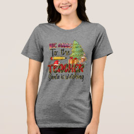 Cute jullärare t shirt