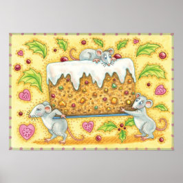 Cute Julmöss med fruktköttsmak Poster