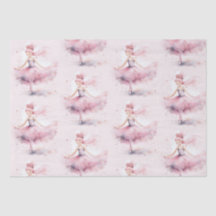 Cute-julnötskacker, ballerina, vattenfärg