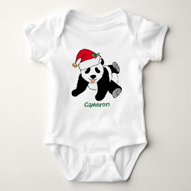 Cute-julparet i Santa Hat-Anpassningsbarna T Shirt (Framsida)
