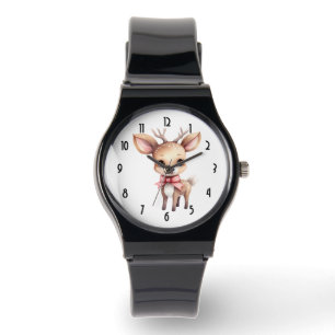 Cute julrenar armbandsur
