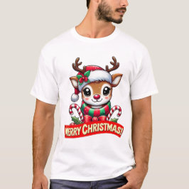 Cute julrenar t shirt
