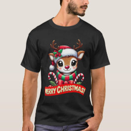 Cute julrenar t shirt