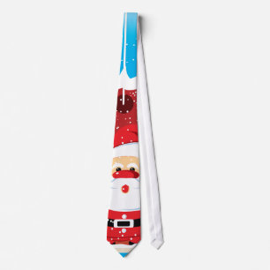 Cute Jultomten anpassningsbar necktie Slips