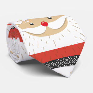 Cute Jultomten Ansikte jul - Neck Tie Slips