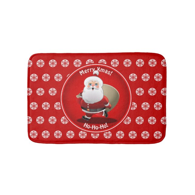 Cute Jultomten Badrumsmatta (Framsidan)