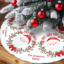Cute Jultomten Family Namn Julgran Skirt Julgransmatta Borstad Polyester