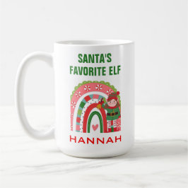 Cute jultomten Favorite Elf Kaffemugg