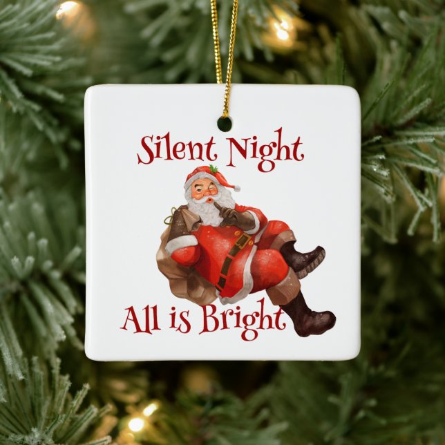 Cute Jultomten Första jul-Anpassningsbarna Foto Julgransprydnad Keramik (Träd)