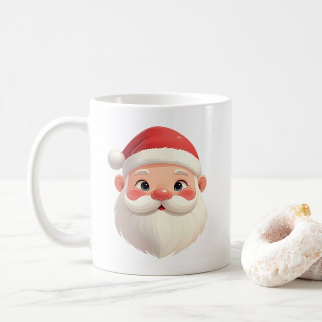 Cute Jultomten God jul Kaffemugg (Med munk)