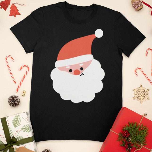 Cute Jultomten Head-jul T Shirt (Skapare uppladdad)